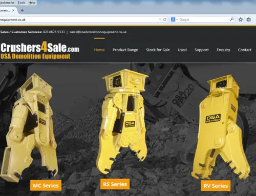 New Website Lauched for OSA Demolition Equipment UK