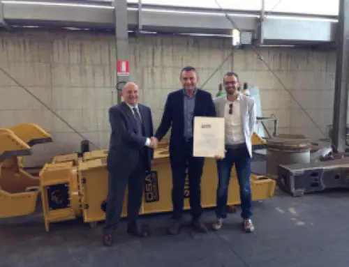 OSA DEMOLITION EQUIPMENT earns the right to display HARDOX in MY BODY certification on its attachments